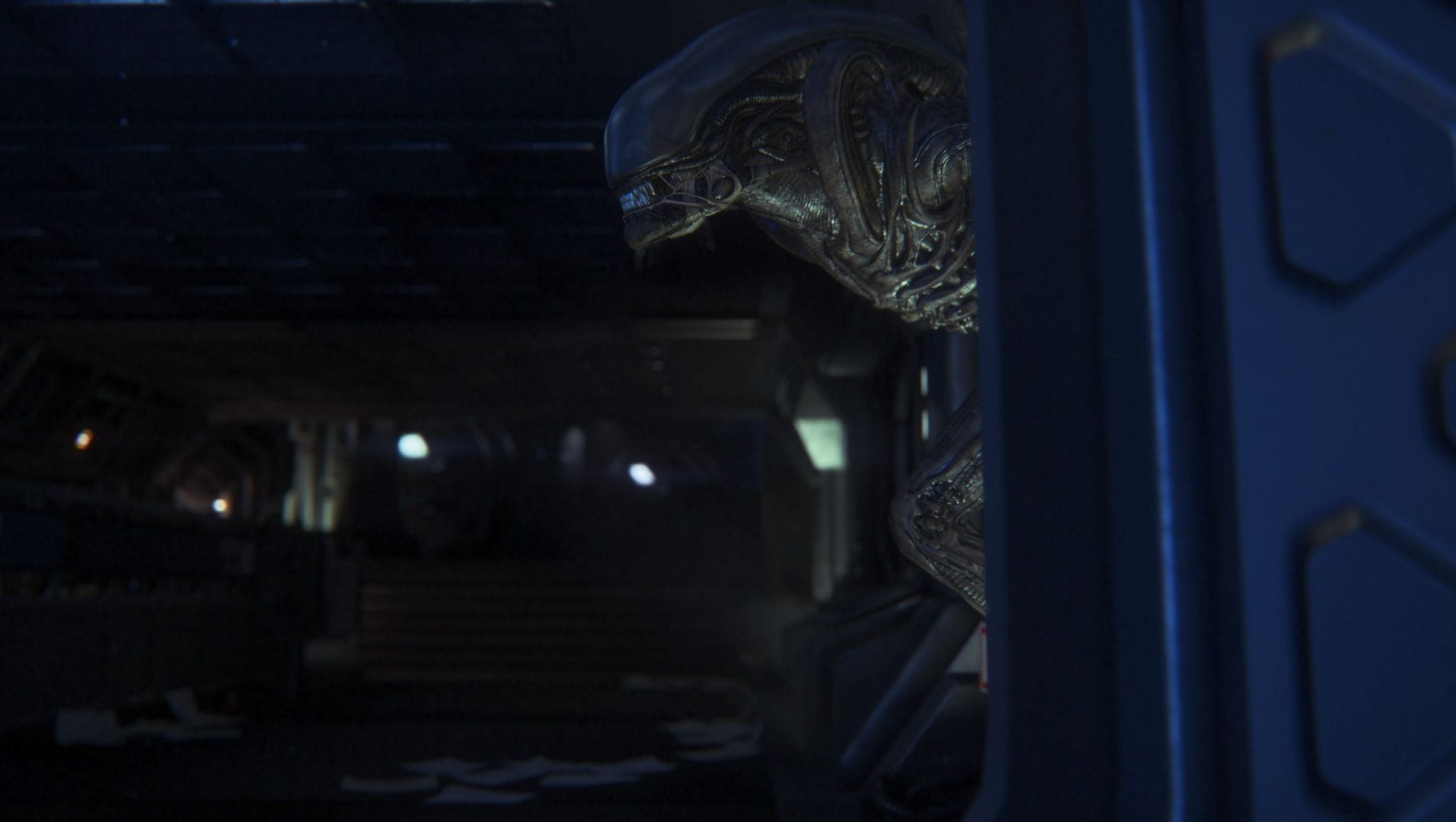 The xenomorph draws near in Alien: Isolation.
