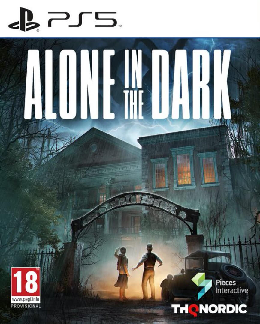 The apparent box art, which depicts Edward Carnby and Emily Hartwood, for the upcoming Alone in the Dark reboot