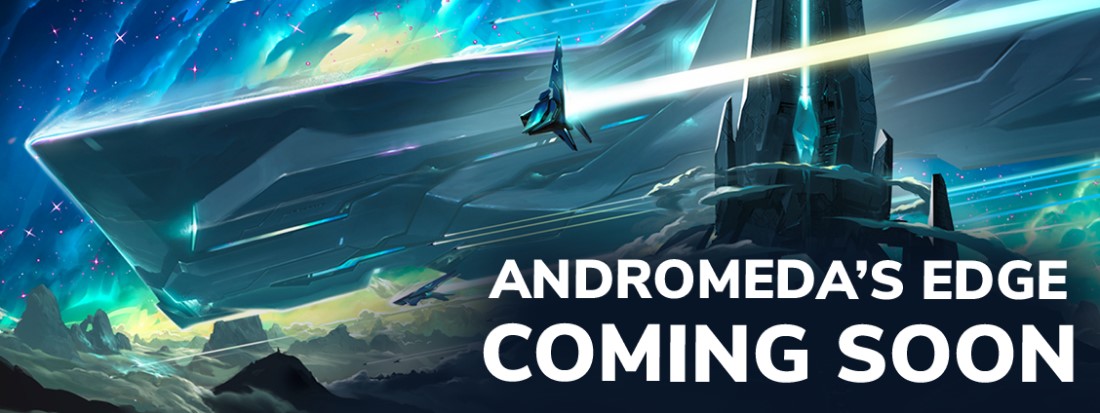 Official promotional art for board game Andromeda's Edge