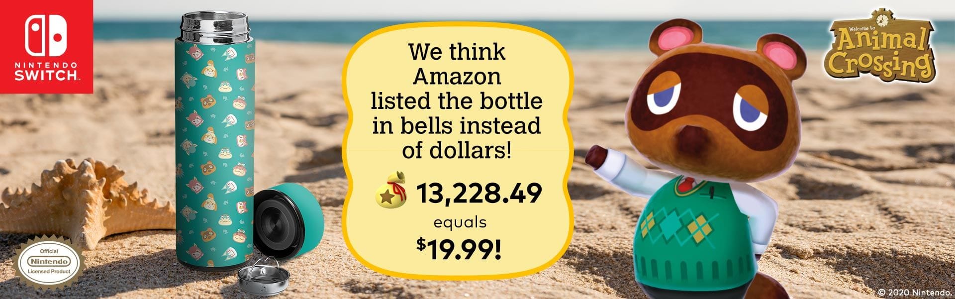 Animal Crossing Bottle Price in Bells