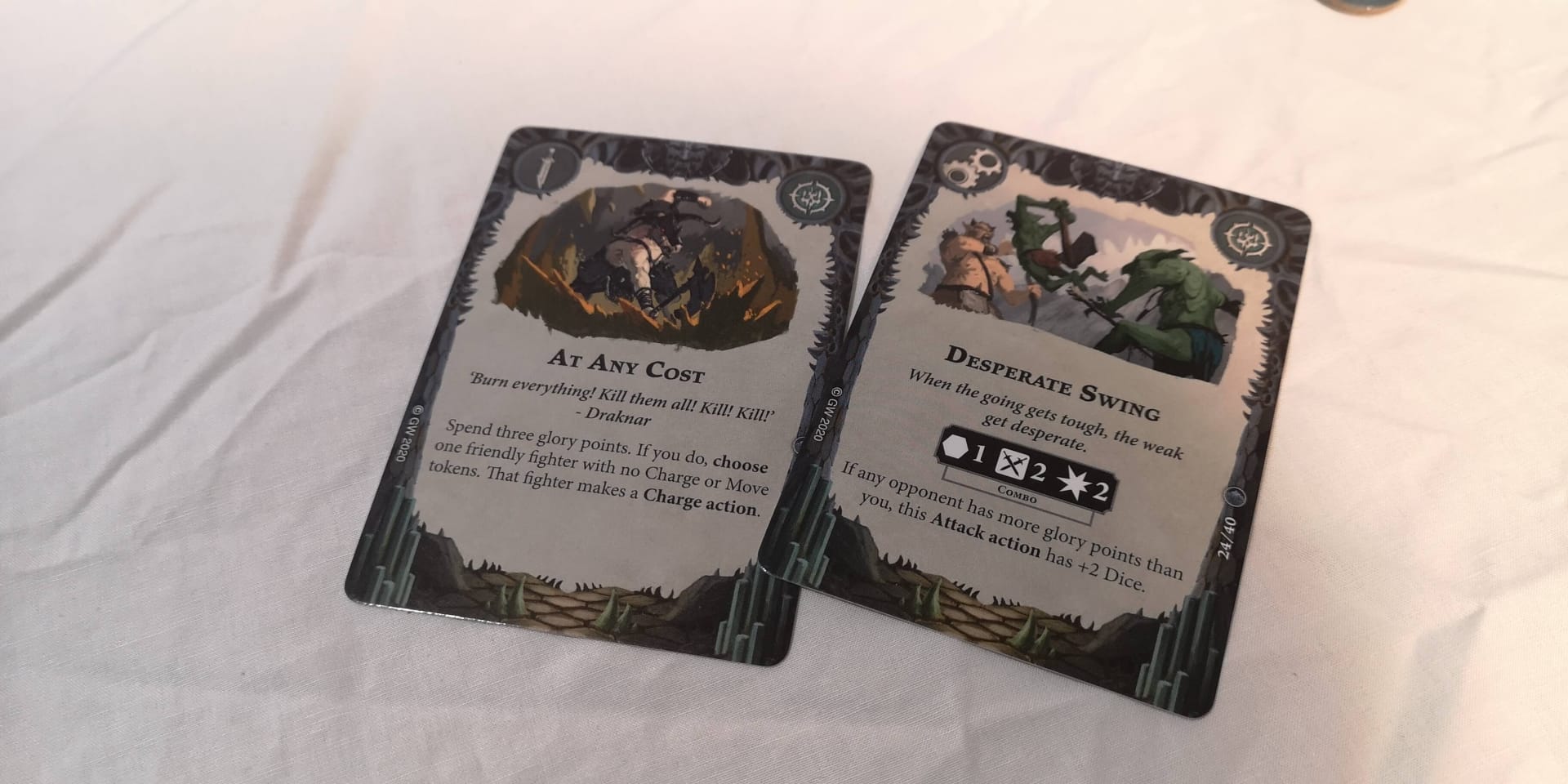 Warhammer Underworlds Arena Mortis Cards.