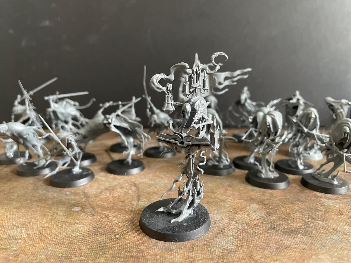 The Nighthaunt in Arena of Shades stalk the battlefield