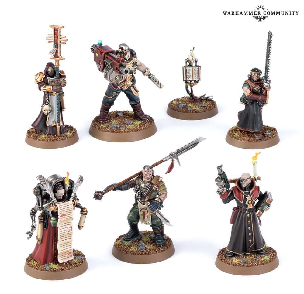 Kill Team Ashes of Faith Inquisitorial Agents miniatures.