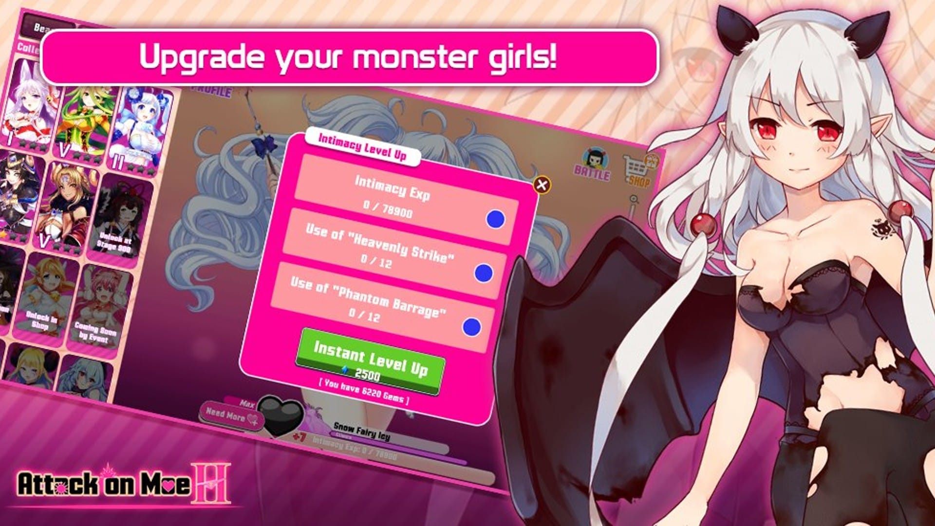 Nutaku Launches Project Qt X Attack On Moe H Crossover Event Techraptor