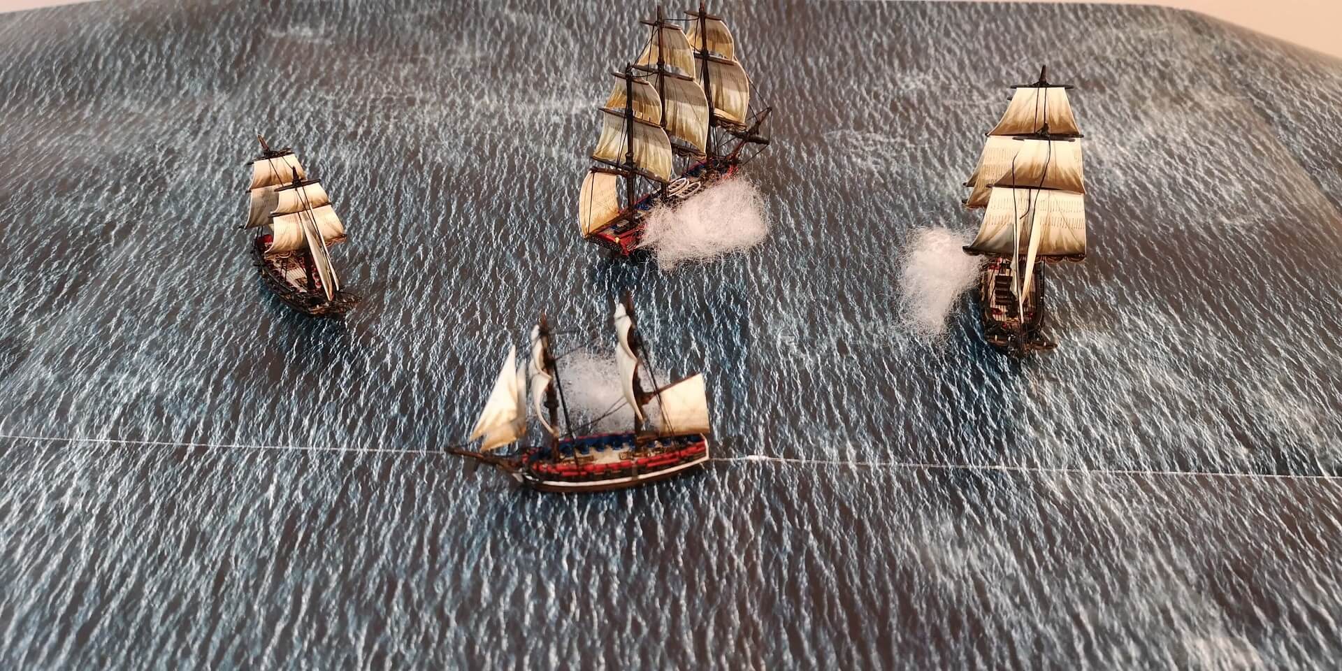 Black Seas ships battle.