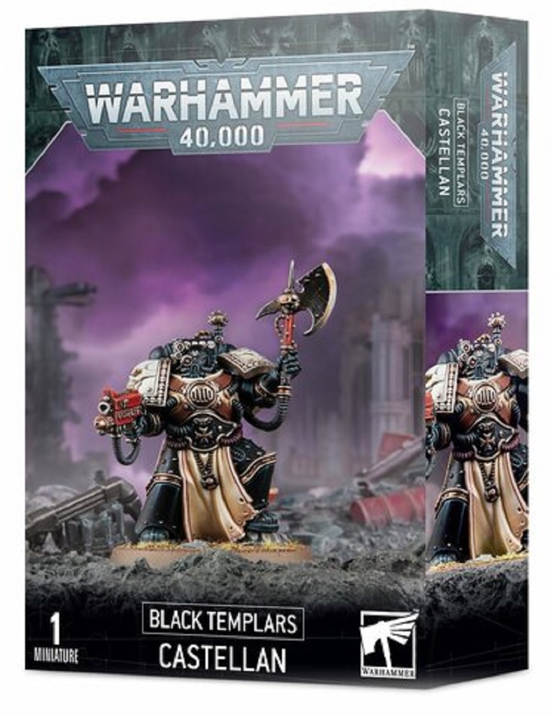 Black Templars Helmets Compatible with Warhammer 40k Set of 10