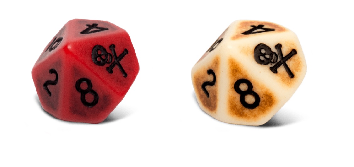 Blood and Plunder Dice.