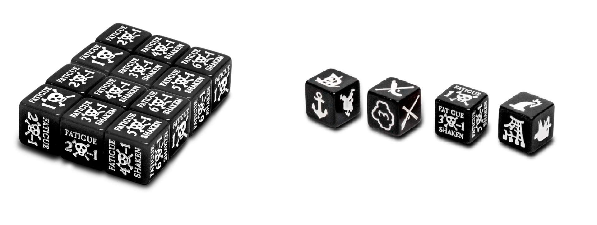 Blood and Plunder Marker Dice.