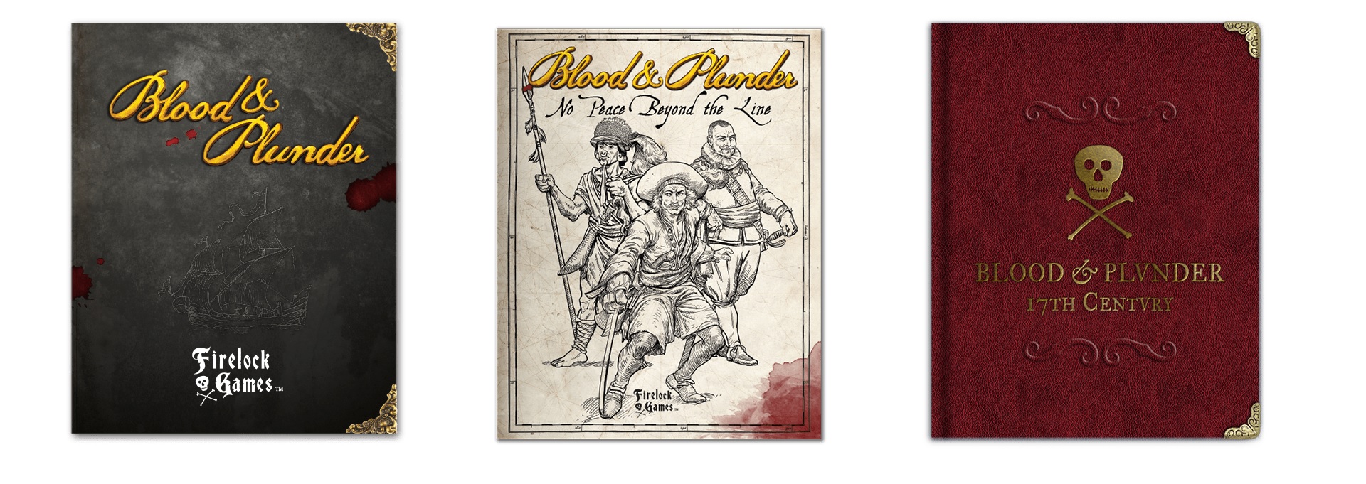 for sale online 2018, Hardcover Blood and Plunder No Peace Beyond the Line by Firelock Games
