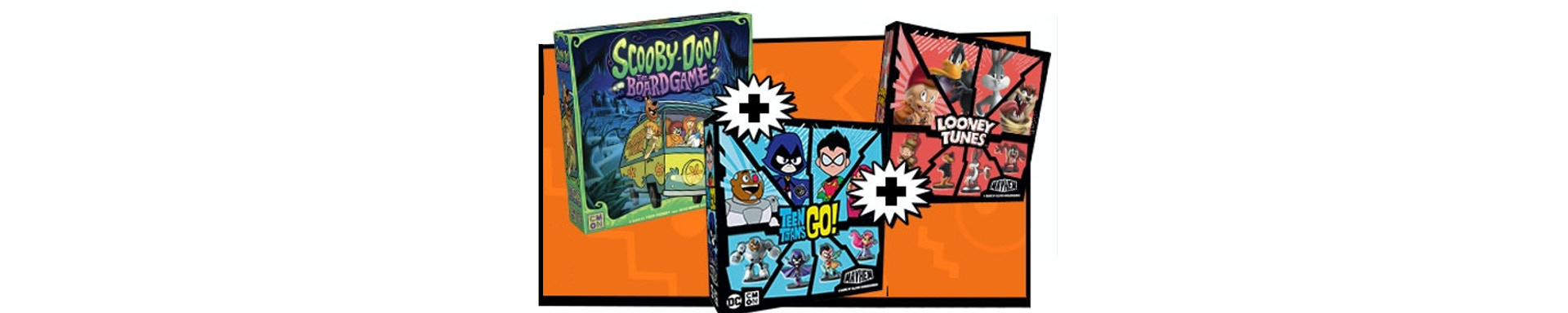 CMON Teen Titans Go! board game Scooby-Doo board game Looney Tunes board game slice