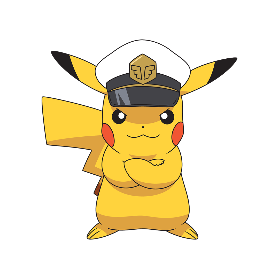 Pikachu as a Captain