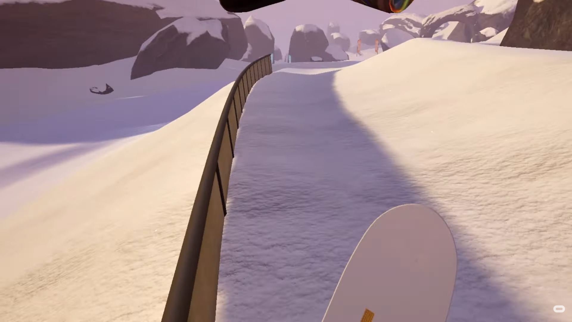 Grinding in Carve Snowboarding