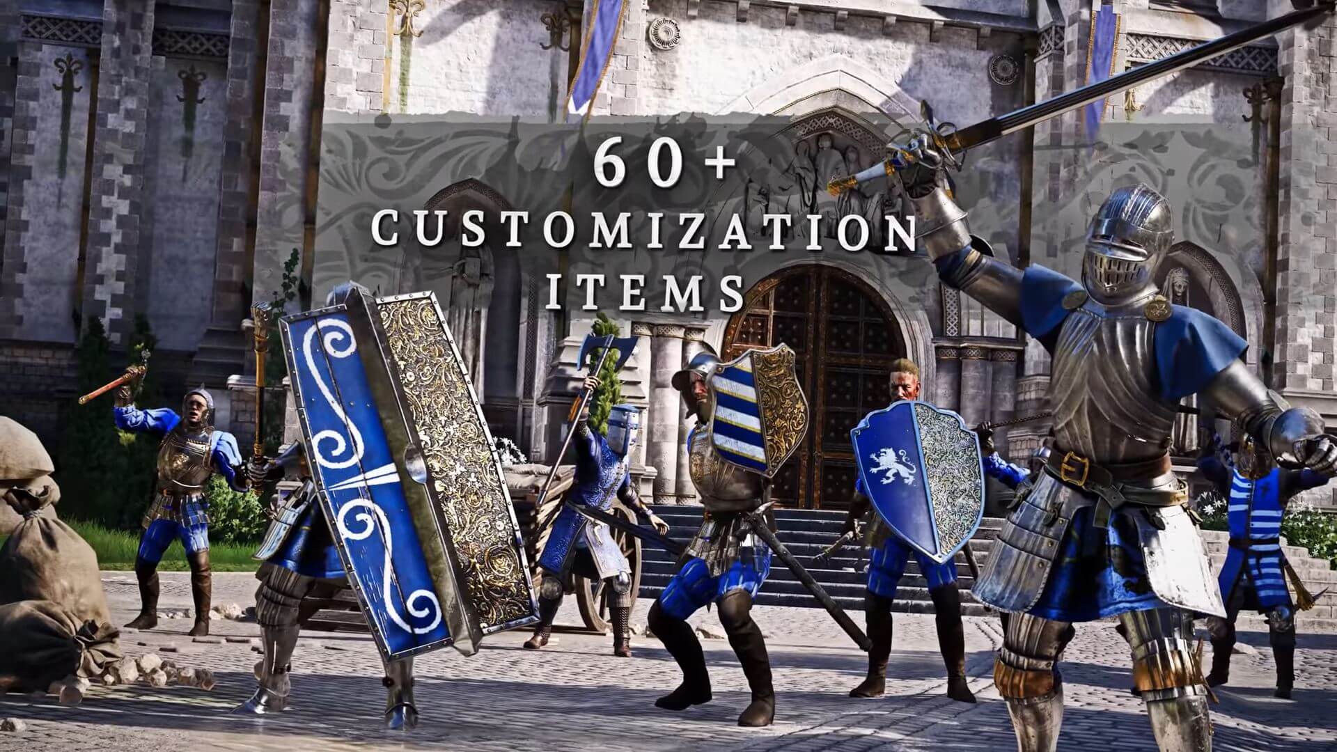 Some of the new customization items in the new Chivalry 2 update