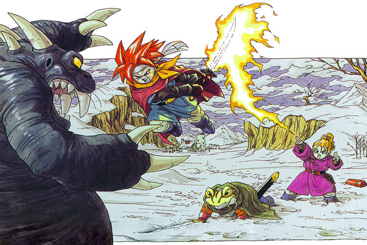 Chrono Trigger artwork combat