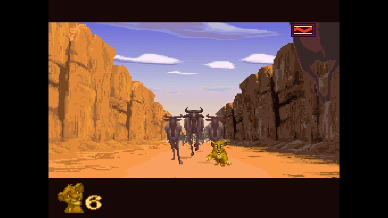 Disney Classic Games: Aladdin and The Lion King - Canyon Chase