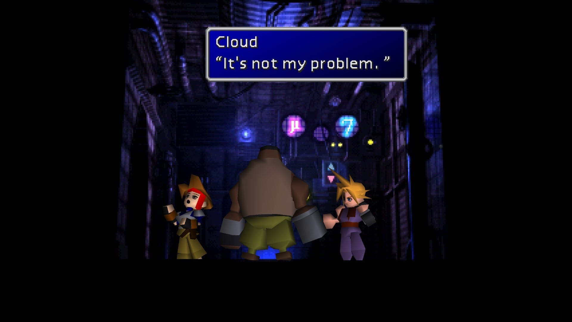 Cloud Has a Problem FFVII
