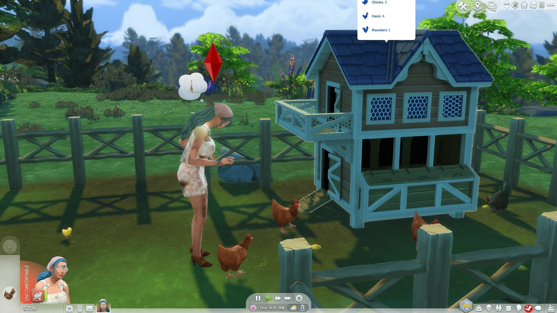 A screenshot showing farming