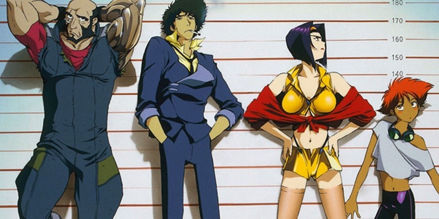 The Bebop Crew in a police line up