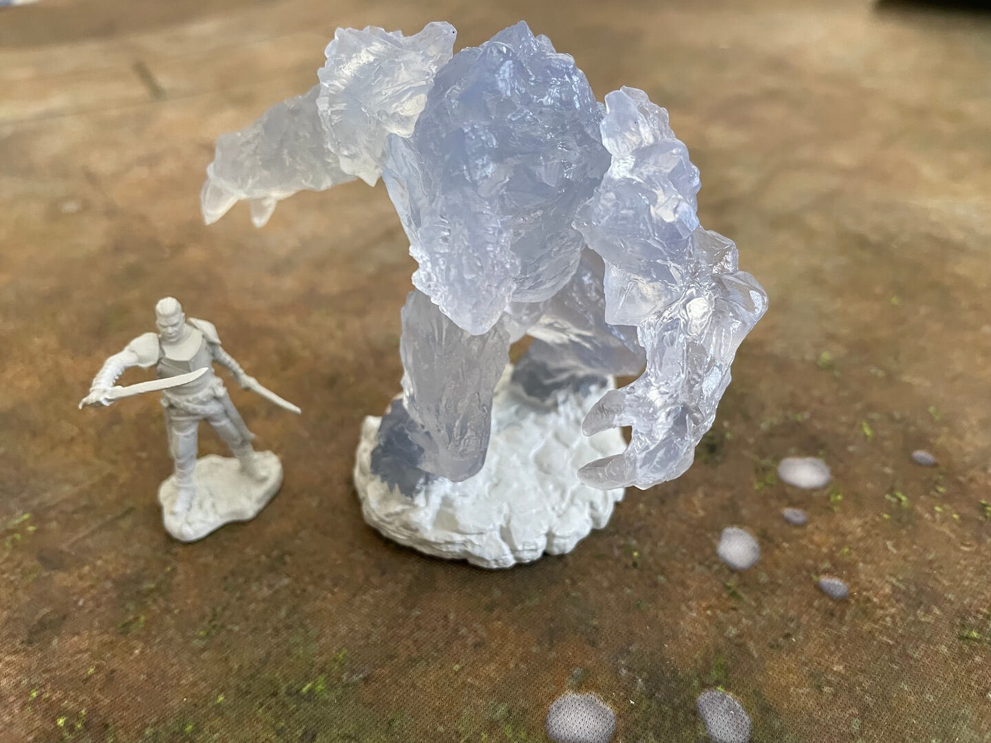 The Cinderslag Elemental looms with imposing force in Wave 2 of Wizkids' unpainted Critical Role miniatures