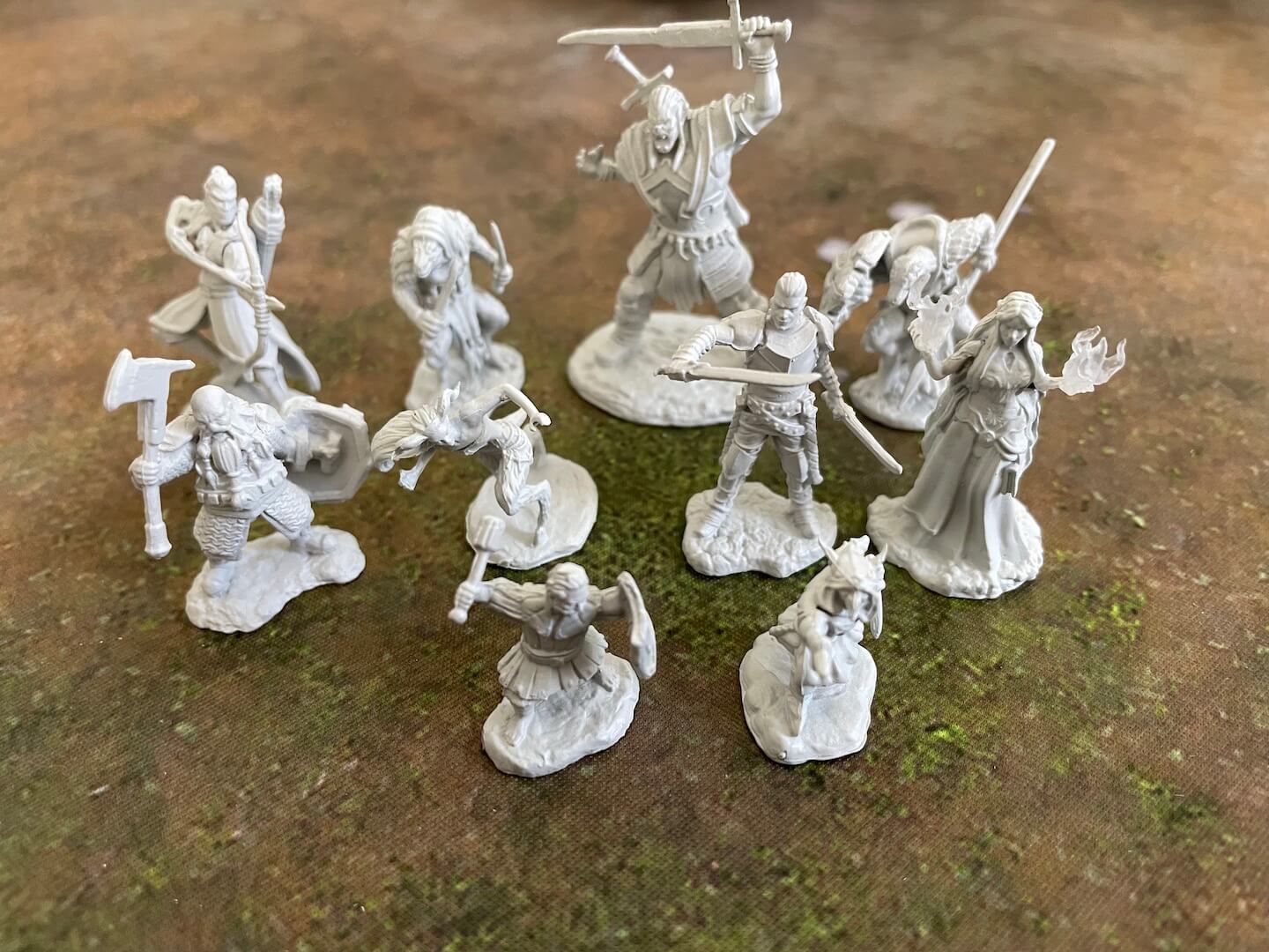 Foes and fighters from Critical Role Unpainted Miniatures Wave 2 
