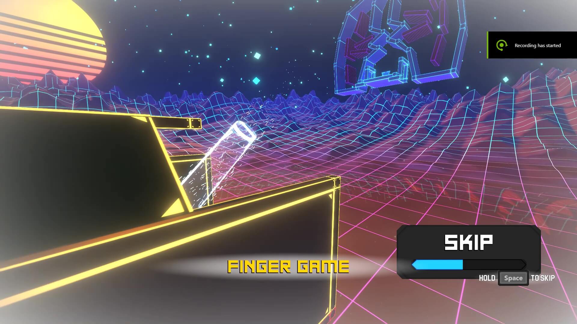 The Finger Game level in Cyber Hook