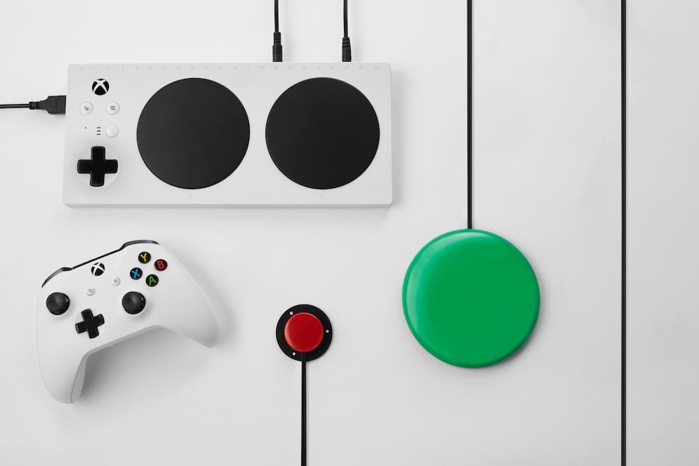 The Xbox Adaptive Controller, which will also be compatible with the Xbox Series X