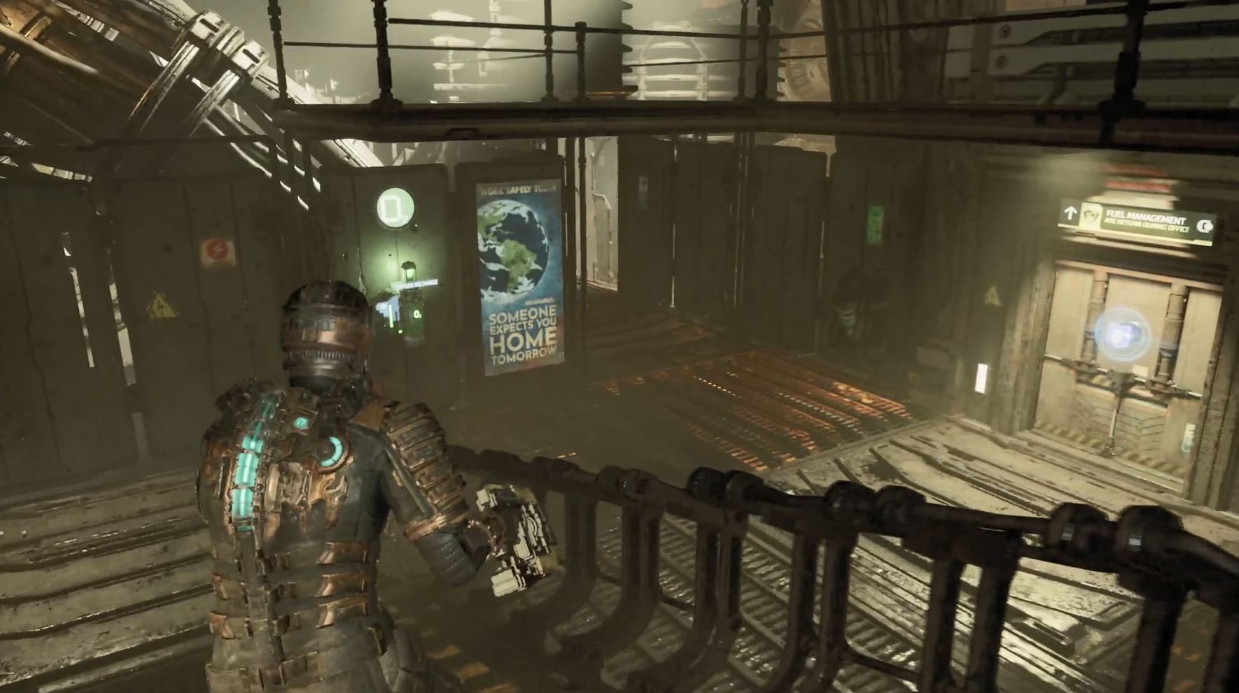 The location of the office in Chapter 3 of Dead Space
