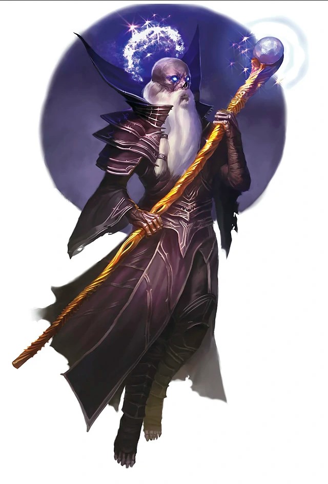 An Archlich from Dungeons and Dragons 4e