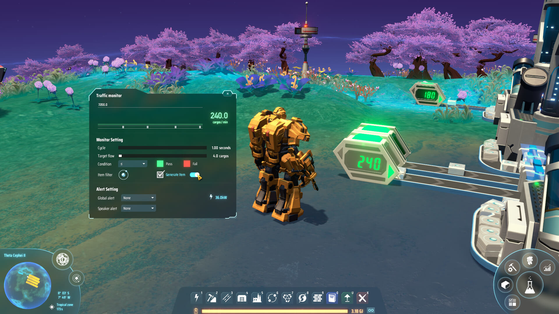 The new sandbox mode in the upcoming Dyson Sphere Program update