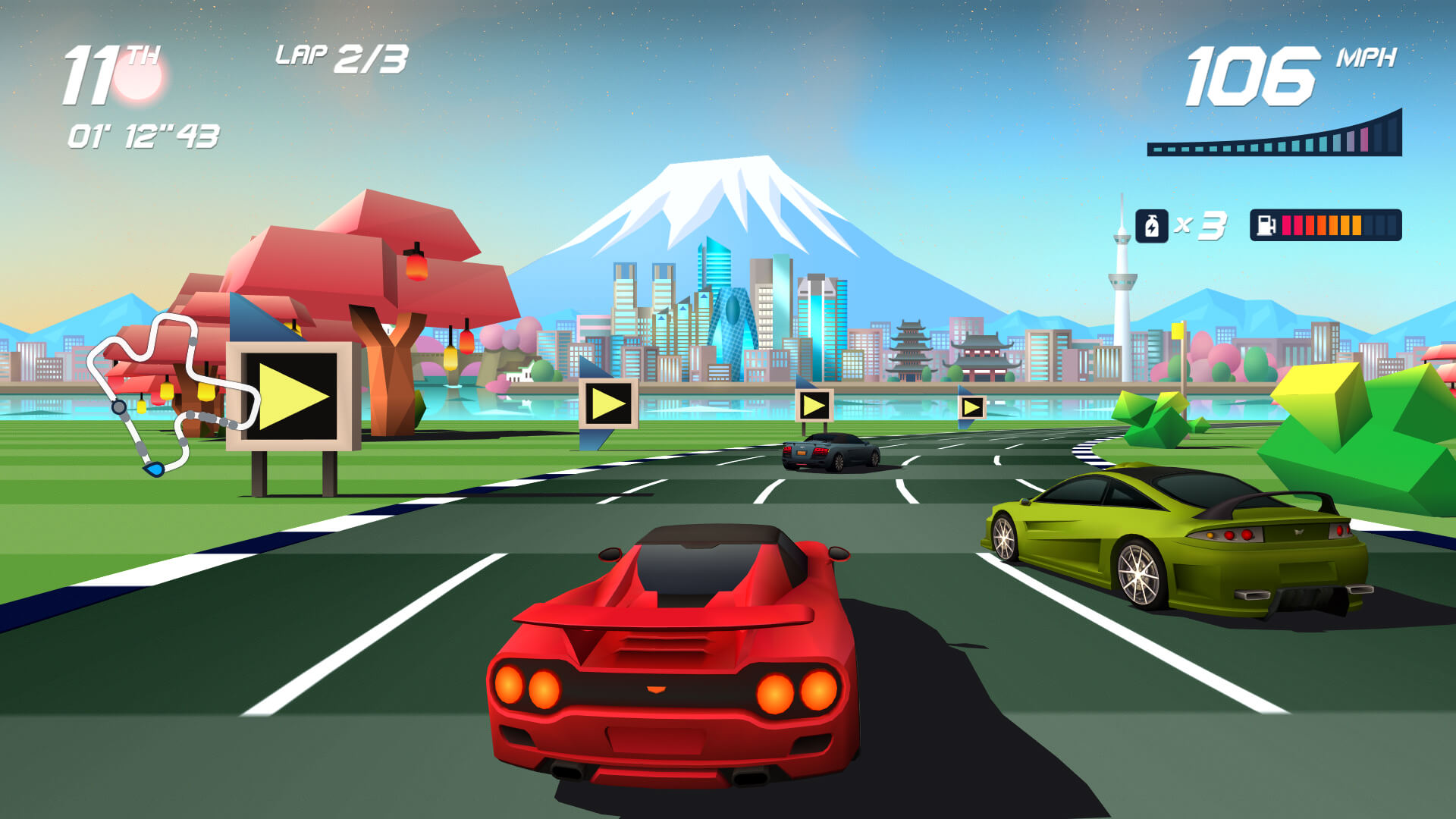 Horizon Chase Turbo, a game created by Aquiris (now Epic Games Brasil)