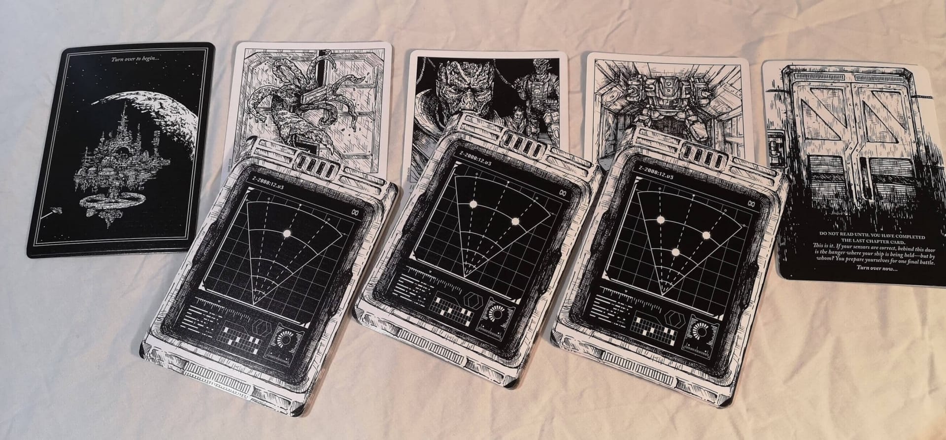 Escape the Dark Sector Chapter Cards.
