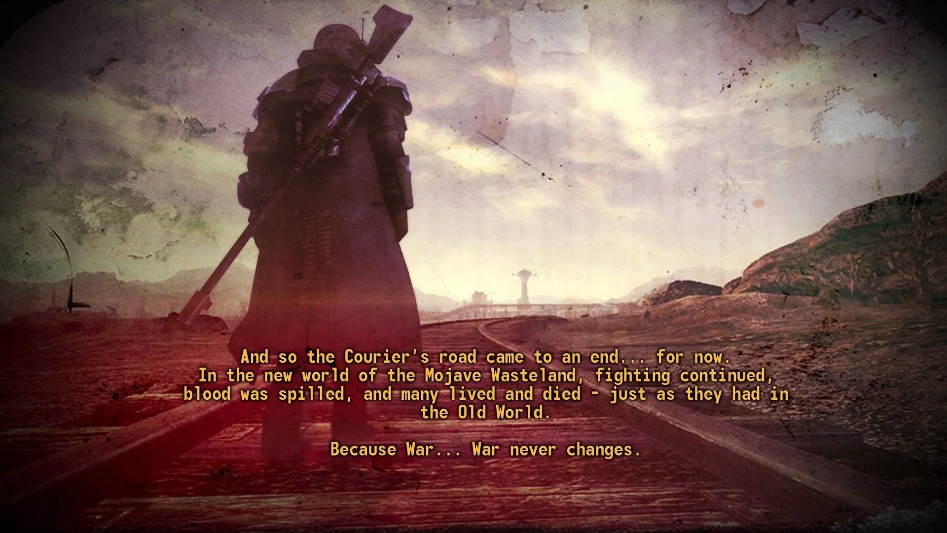 The ending of Fallout New Vegas