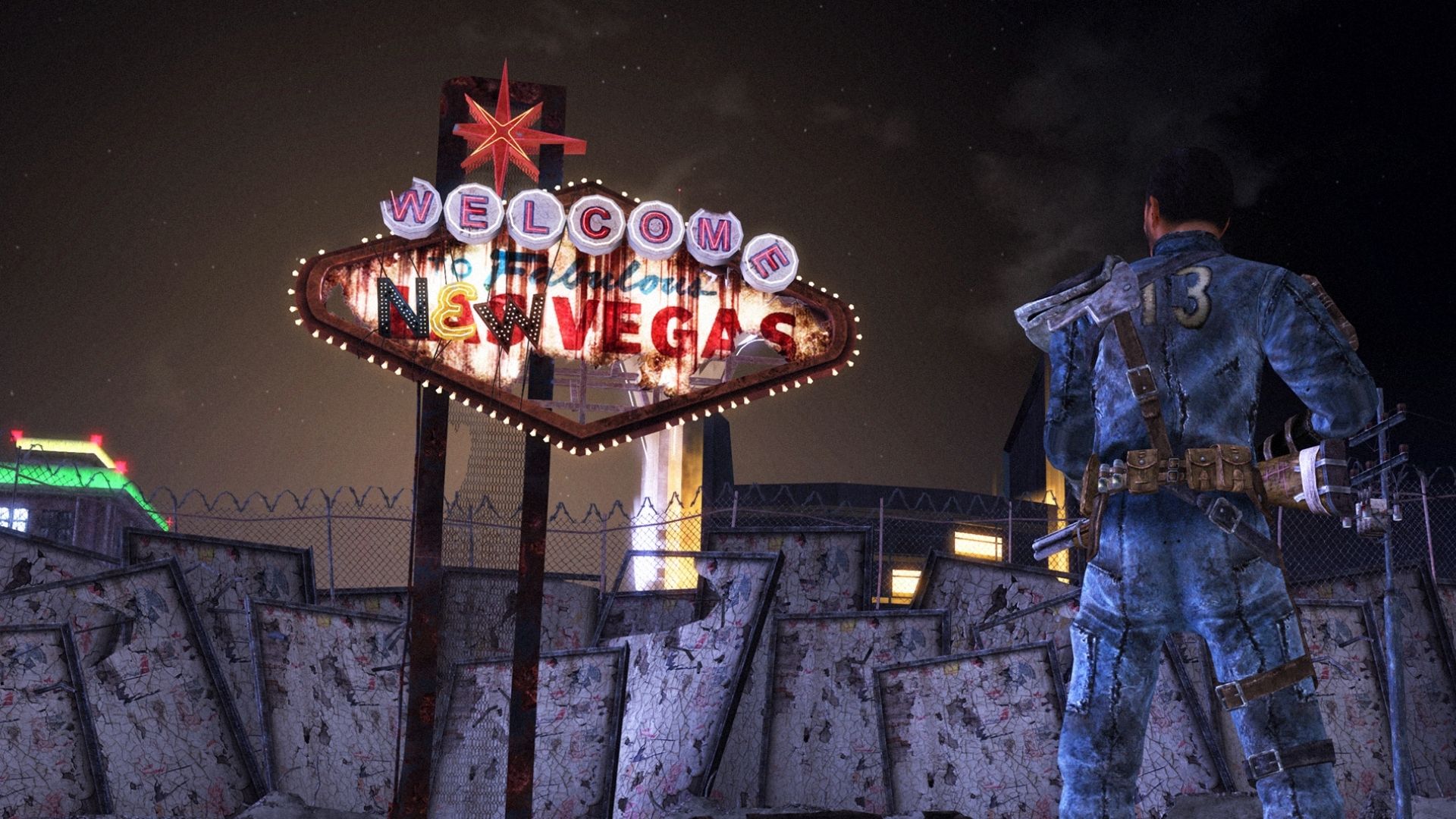 The entrance to New Vegas