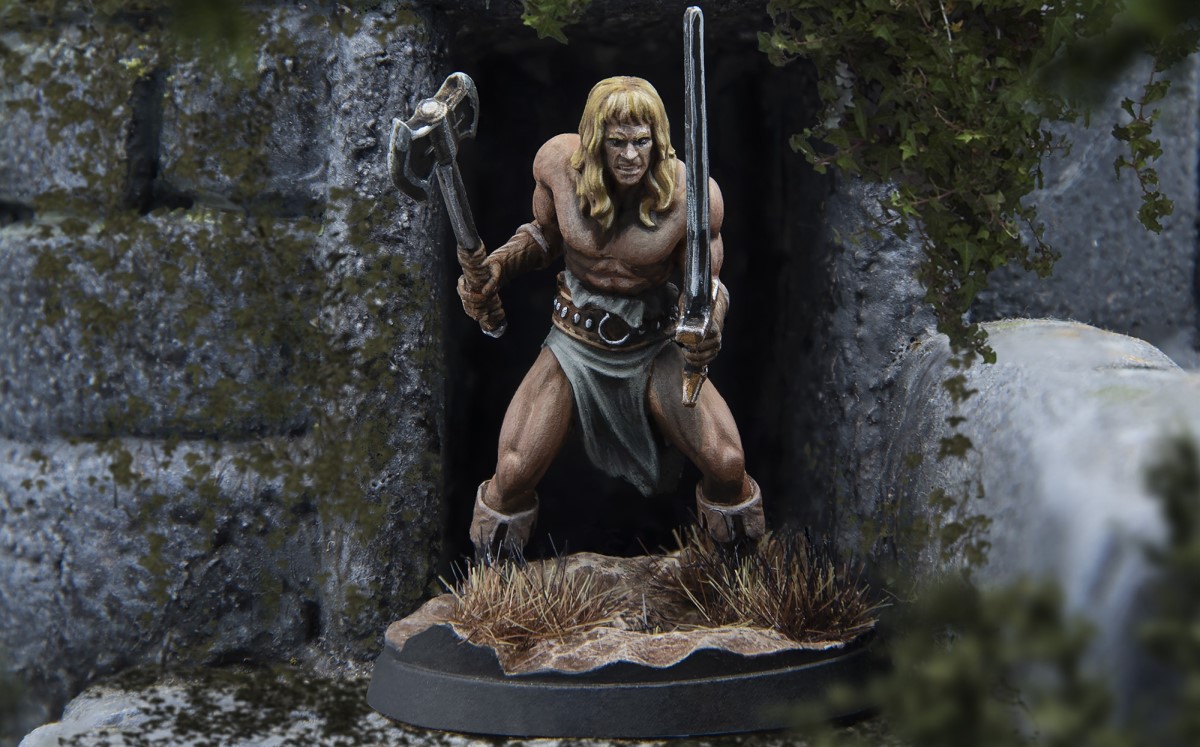 A miniature of Grognak The Barbarian