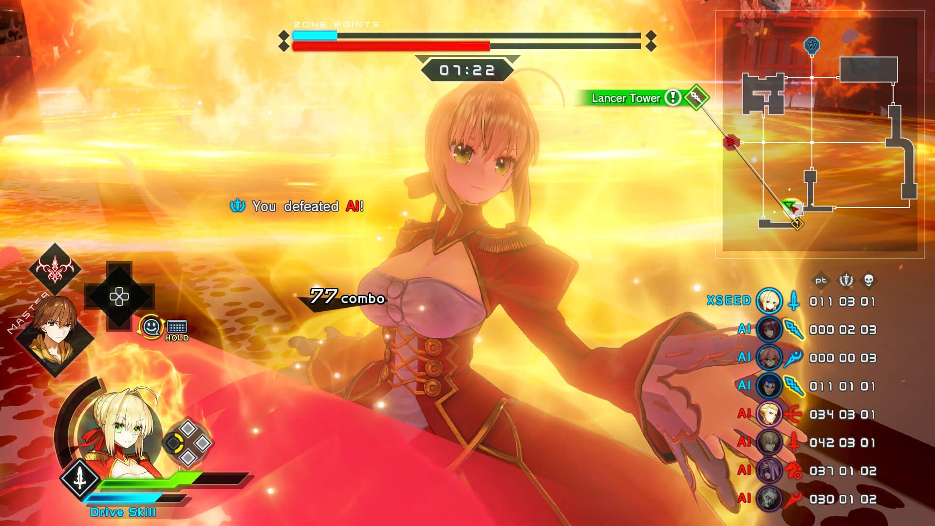 Fate/Extella Link, a Fate game developed by Marvelous