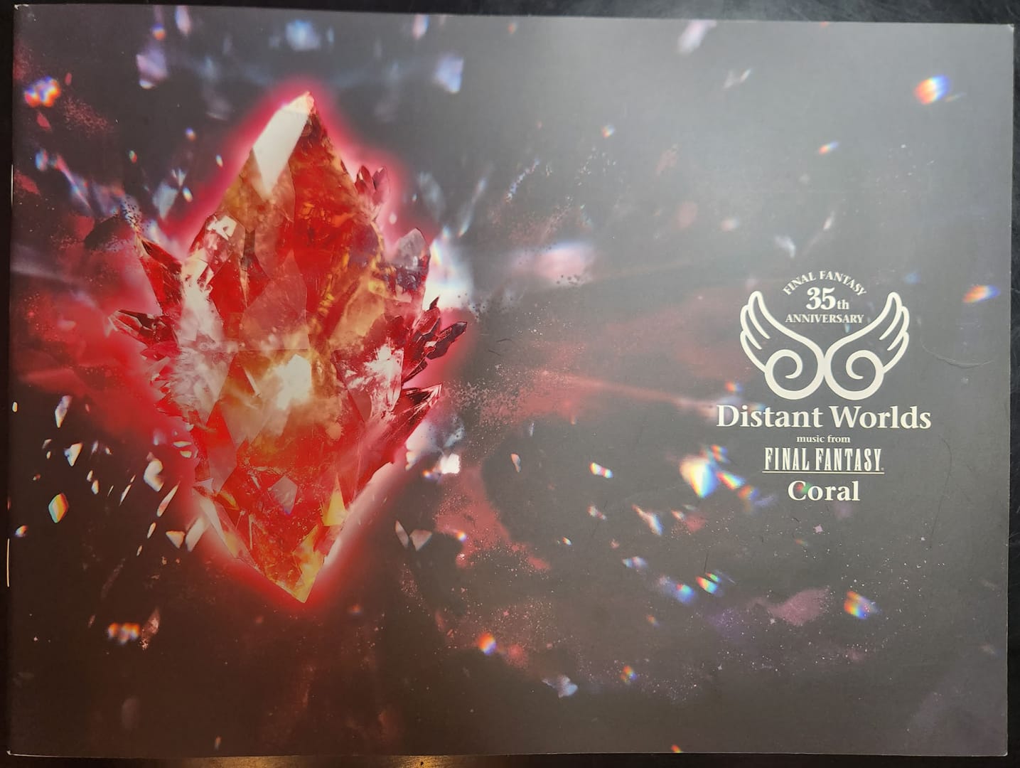 The front cover of the Distant Worlds: Music From Final Fantasy program booklet.