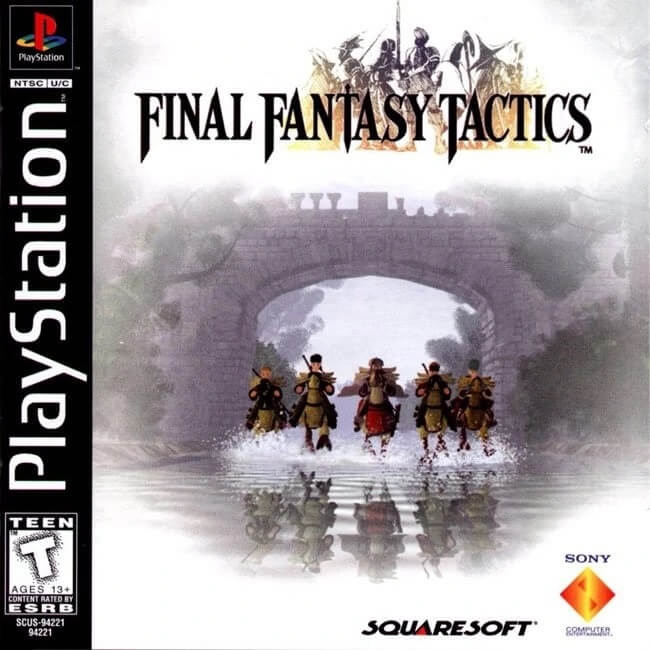 Final Fantasy Tactics PlayStation One box art cover art