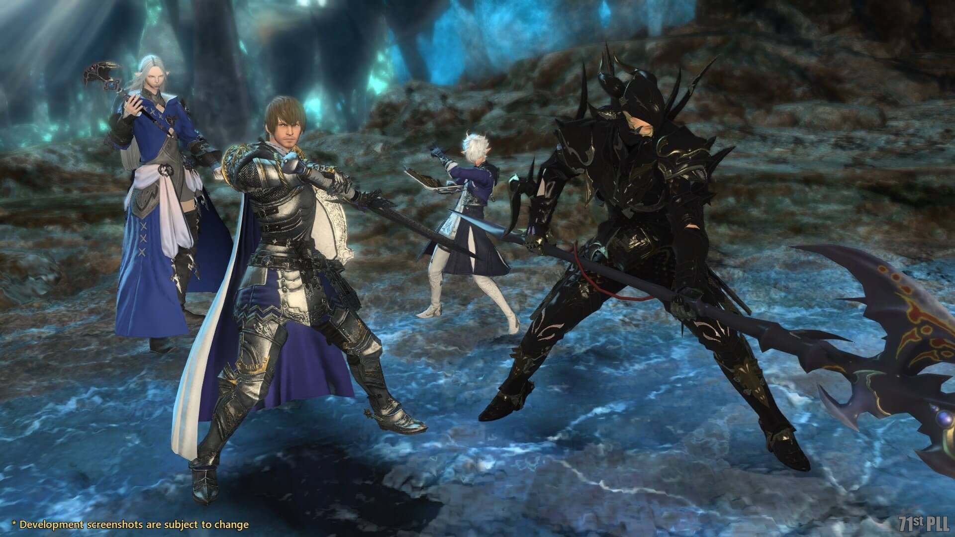 The player and his Trust party preparing for a Heavensward Duty in Final Fantasy XIV patch 6.2