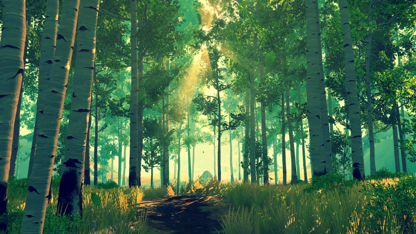 Forest in Firewatch