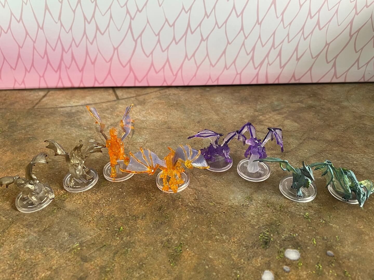 Promotional minis from Fizban's Treasury of Dragons Collector's Box