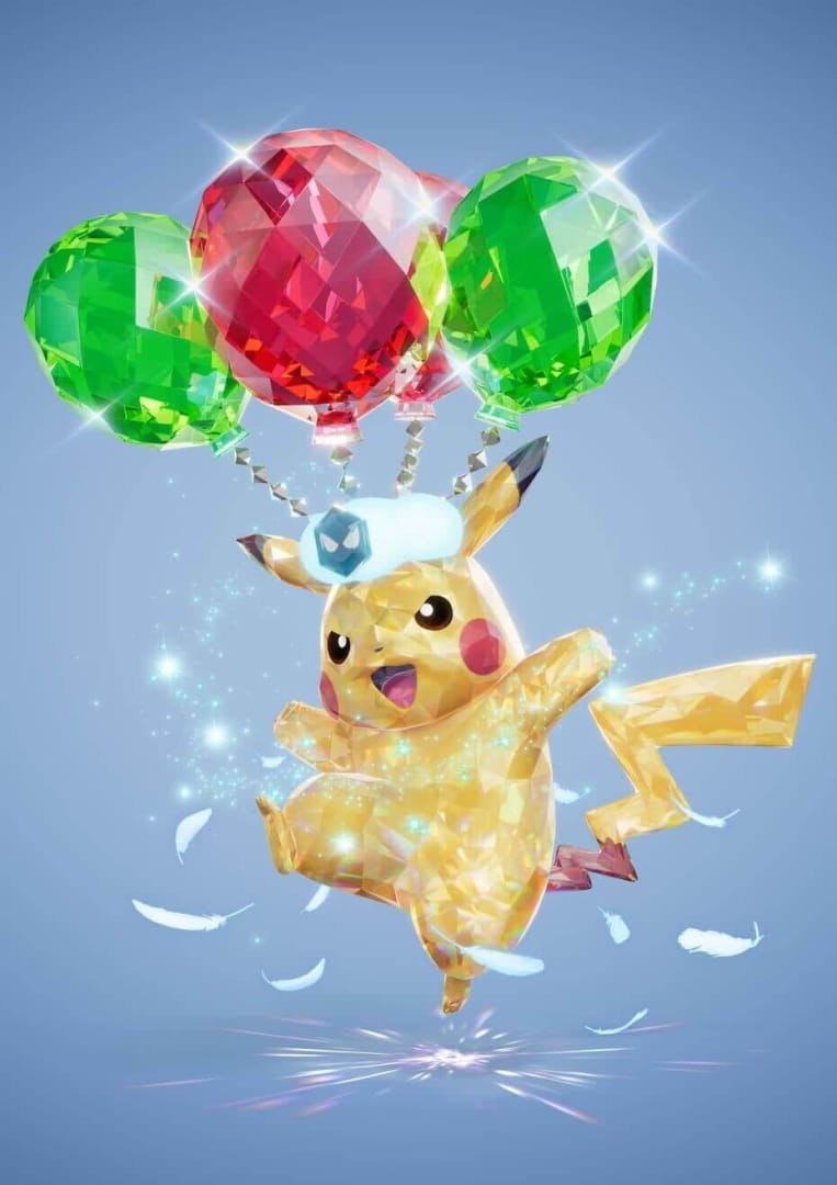 Pikachu with balloons