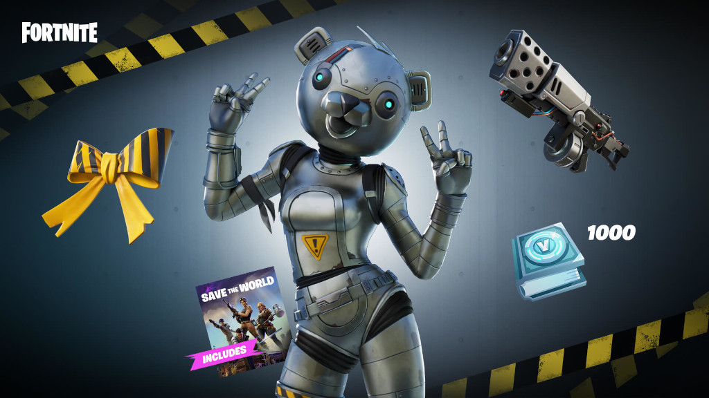 The Metal Team Leader Pack in Fortnite Save the World