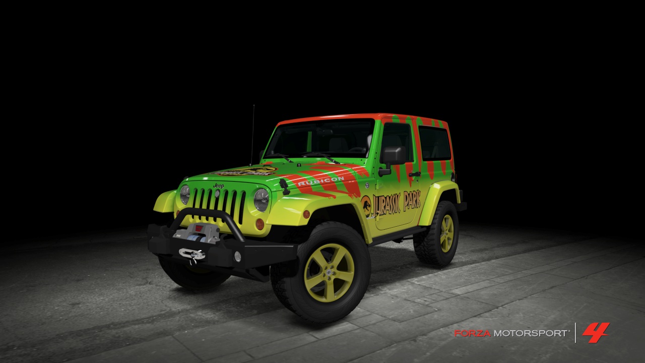 Forza Jurassic Park Jeep