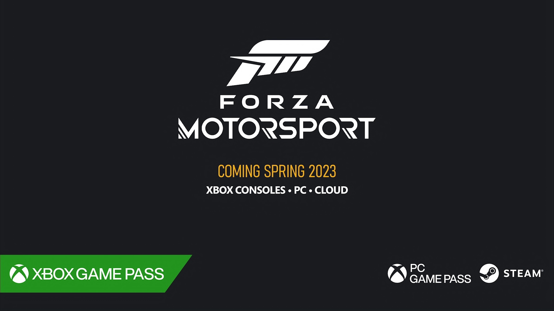 Forza Motorsport Yayın Penceresi 