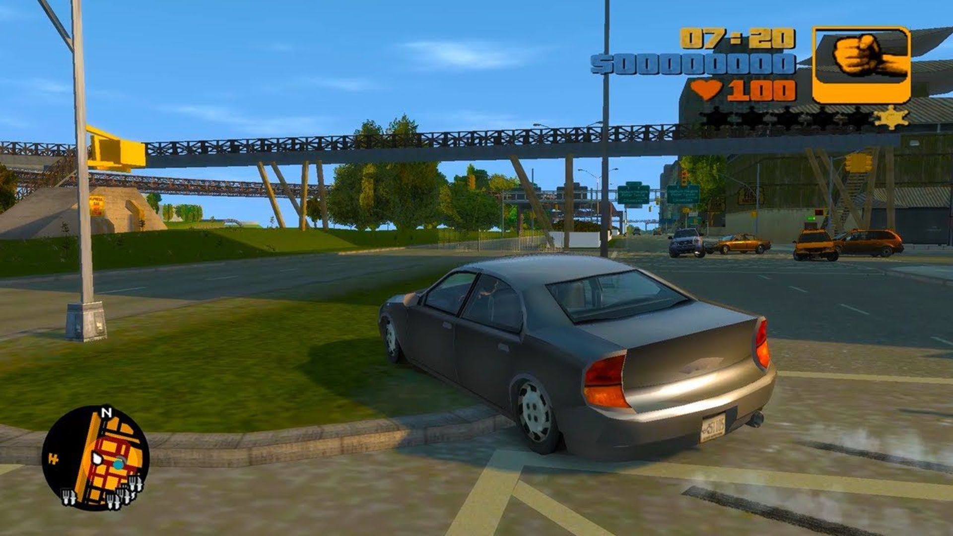 Gameplay from GTA 3.