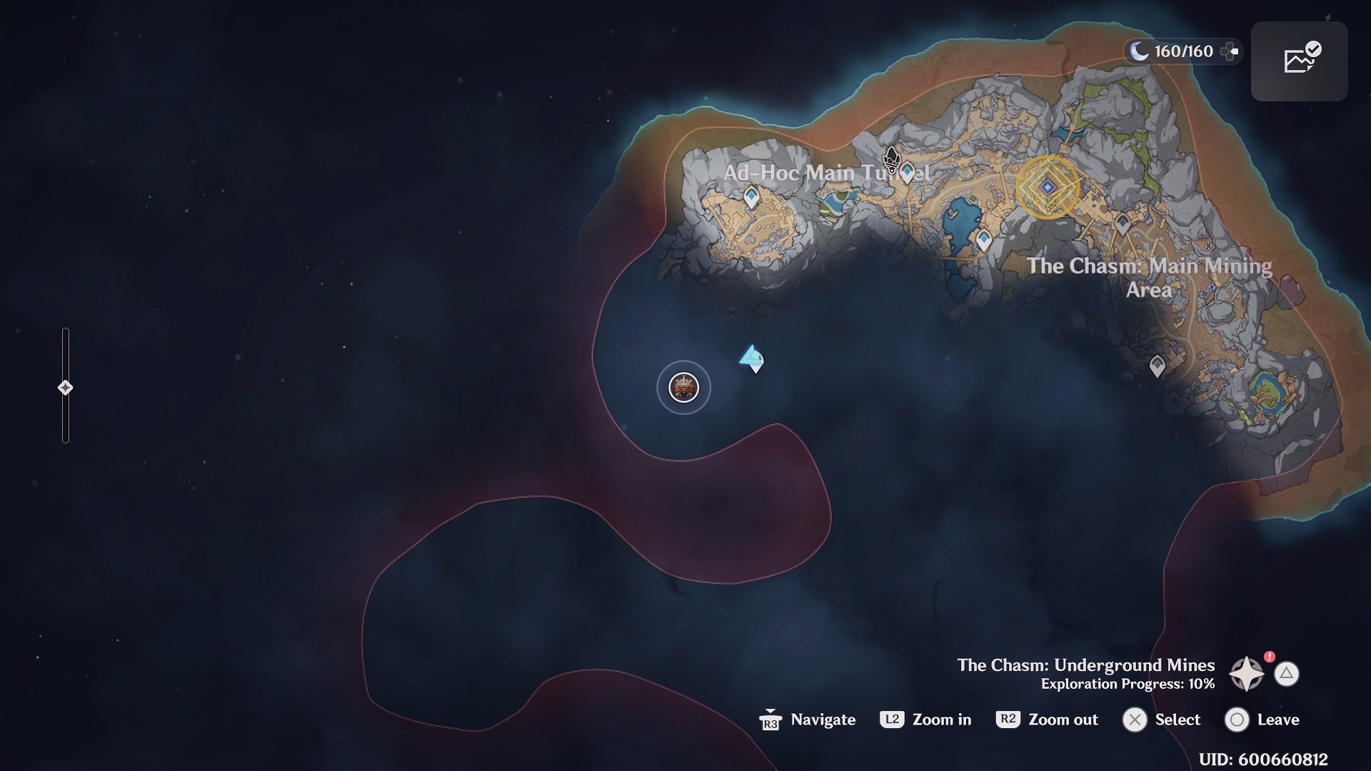 Ruin Serpent Location on Genshin Impact The Chasm Map