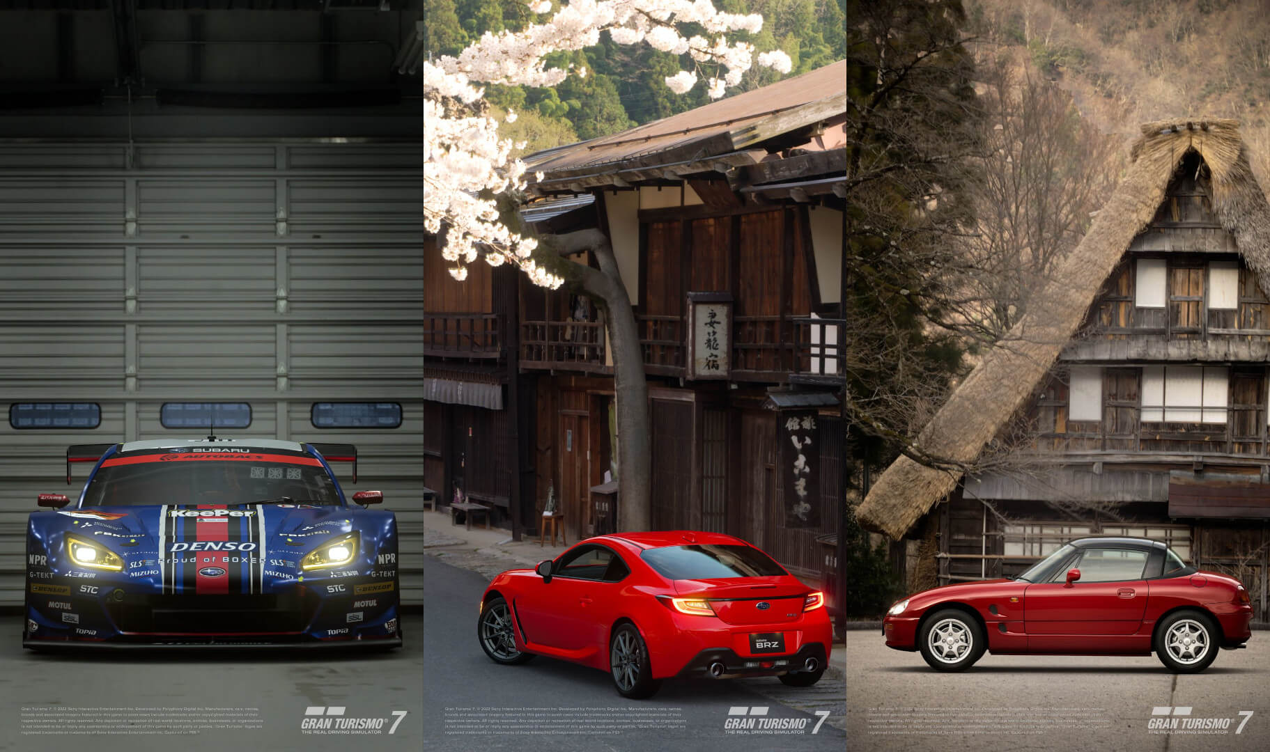 The three new cars being added in the first Gran Turismo 7 update