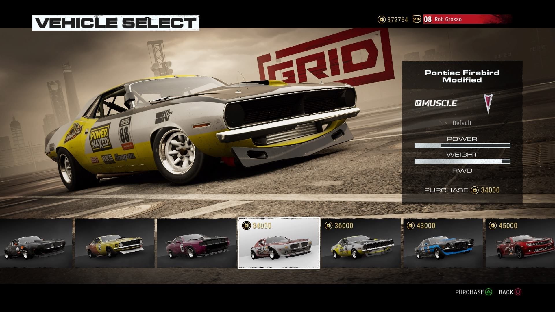 Grid Screenshot Car Selection 2