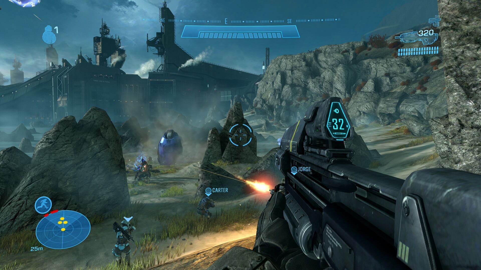 A battle with the Covenant in Halo: The Master Chief Collection