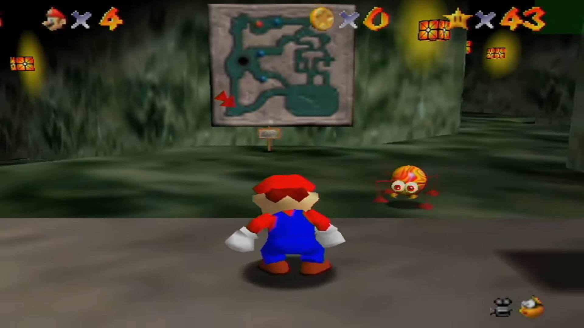 Hazy Maze Cave Super Mario 64